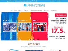 Tablet Screenshot of holidaytours.com.my